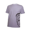 T-Shirt Connected by Coffee - Lavender Organic Cotton - Front Logo - UNICO