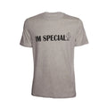 T-Shirt I'm Specialty - Heather Haze Organic Cotton - Front Graphic - UNICO