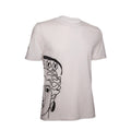 T-Shirt Connected by Coffee - Vintage White Organic Cotton - Front Logo - UNICO